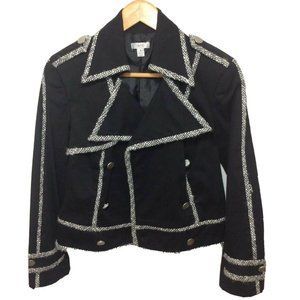 CACHE Womens Size 6 Small Black MOTO SOFT Cotton